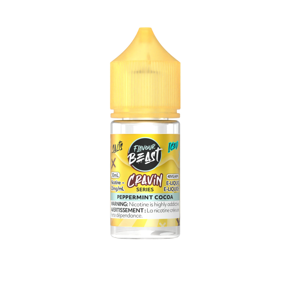 Flavour Beast Peppermint Cocoa Salts 30mL salt nicotine e-liquid bottle