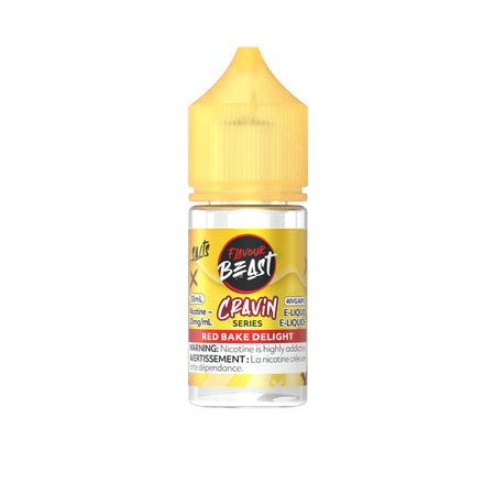 Flavour Beast Red Bake Delight Salts 30mL salt nicotine e-liquid bottle