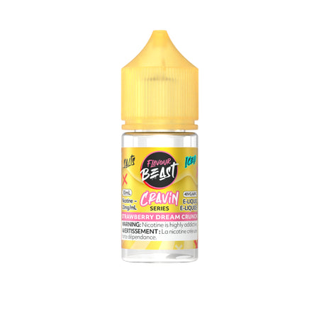 Flavour Beast Strawberry Dream Crunch Salts 30mL salt nicotine e-liquid bottle