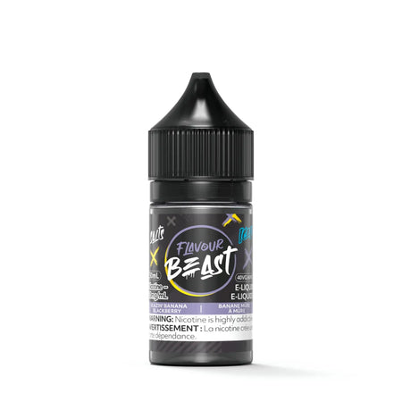 Flavour Beast Blazin Banana Blackberry Iced Salts 30mL salt nicotine e-liquid bottle