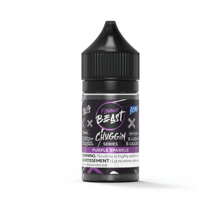 Flavour Beast Chuggin' Purple Sparkle Salts 30mL salt nicotine e-liquid bottle