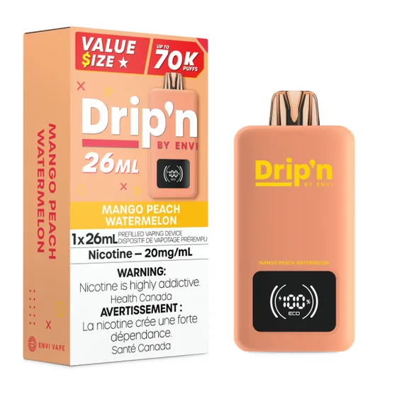 Drip'n 26ML Disposable - Mango Peach Watermelon