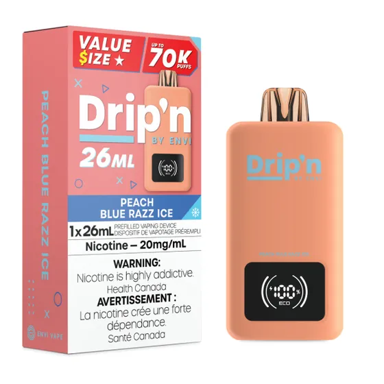 Drip'n 26ML Disposable - Peach Blue Razz
