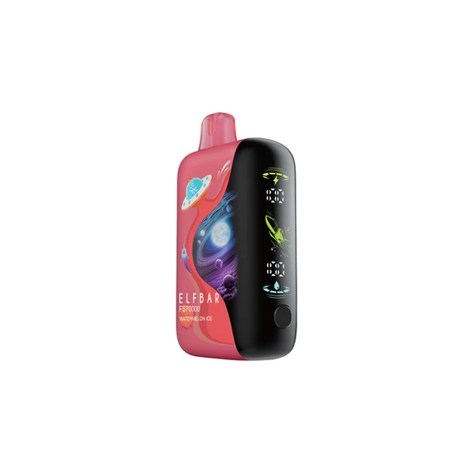 ELFBAR FS70K disposable vape in Watermelon Ice flavor with a vibrant design and sleek profile.