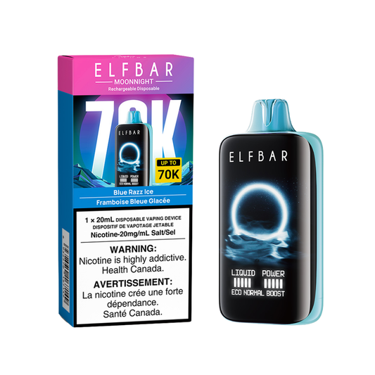 ELF Bar MoonNight 70k - Blue Razz ice