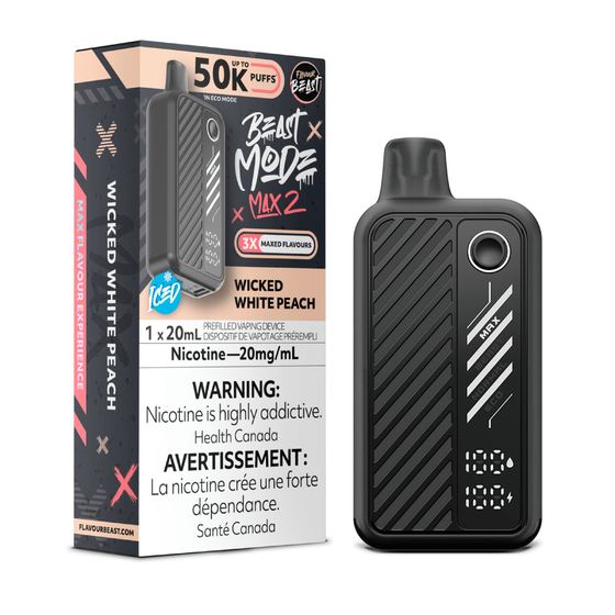 Flavour Beast Beast Mode Max 2 - Wicked White Peach
