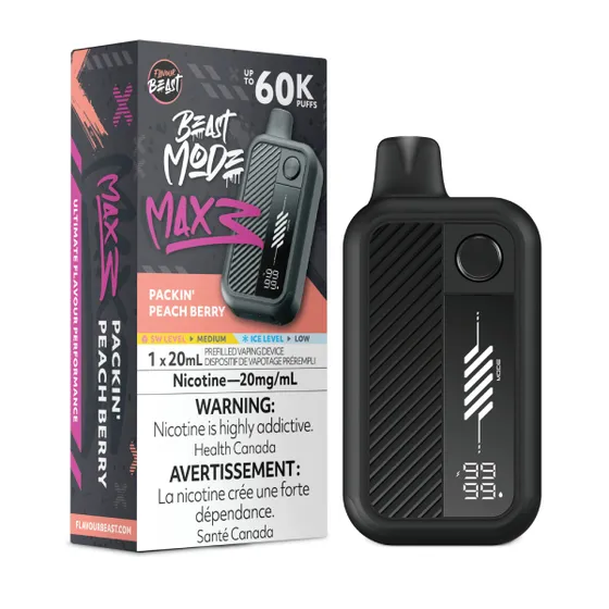 Flavour Beast Beast Mode Max 3 -  Packin' Peach Berry