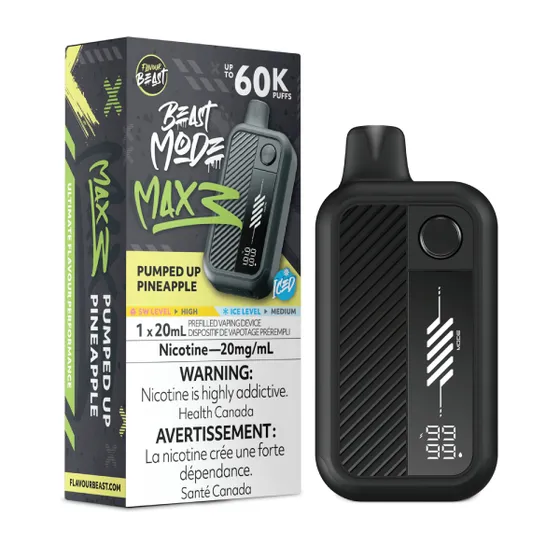 Flavour Beast Beast Mode Max 3 -  Pumped Up Pineapple Iced