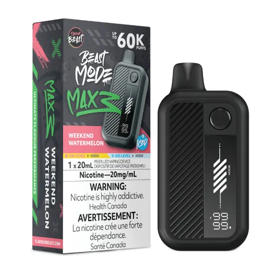 Flavour Beast Beast Mode Max 3 -  Weekend Watermelon Iced