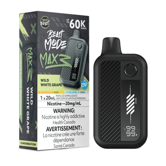 Flavour Beast Beast Mode Max 3 -  Wild White Grape Iced
