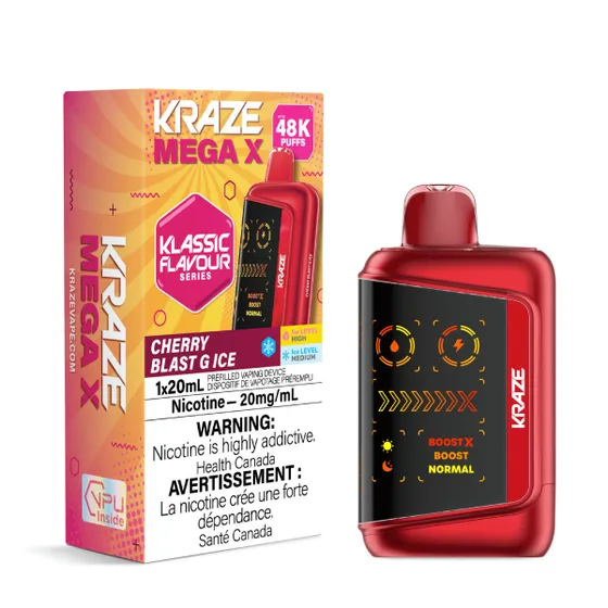 Kraze Mega X - Cherry Blast G Ice