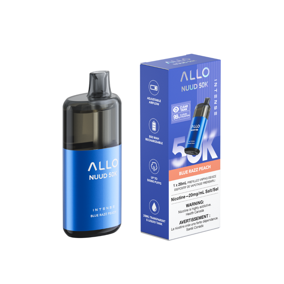 Allo Intense Nuud 50K - Blue Razz Peach