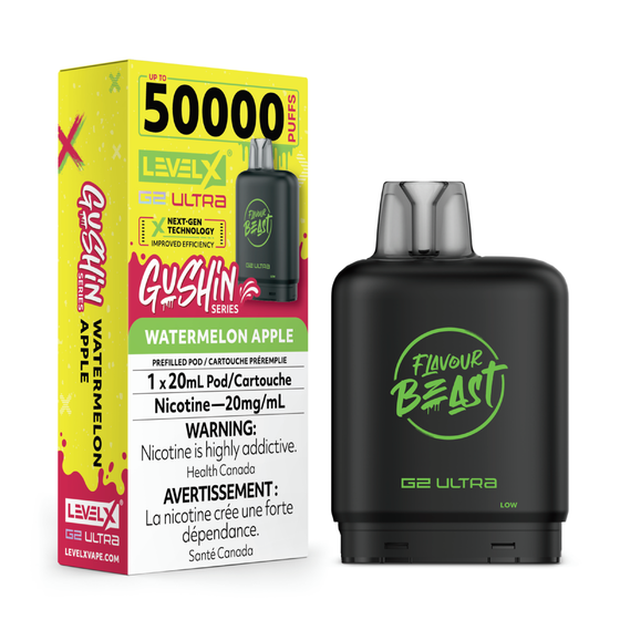 Level X G2 Ultra - Flavour Beast - Gushin Watermelon Apple