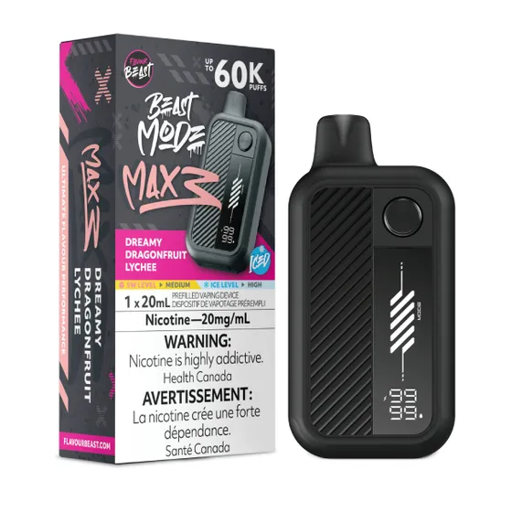 Flavour Beast Beast Mode Max 3 -  Dreamy Dragonfruit Lychee Iced