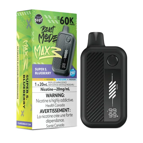 Flavour Beast Beast Mode Max 3 - Super S. Blueberry Iced
