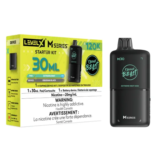 Level X Flavour Beast M Series Starter Kit - Extreme Mint Iced