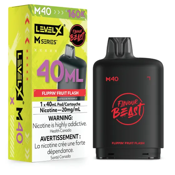 Level X Flavour Beast M Series 40ml - Flippin' Fruit Flash