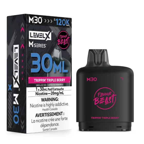 Level X Flavour Beast M Series 30ml - Trippin' Triple Berry