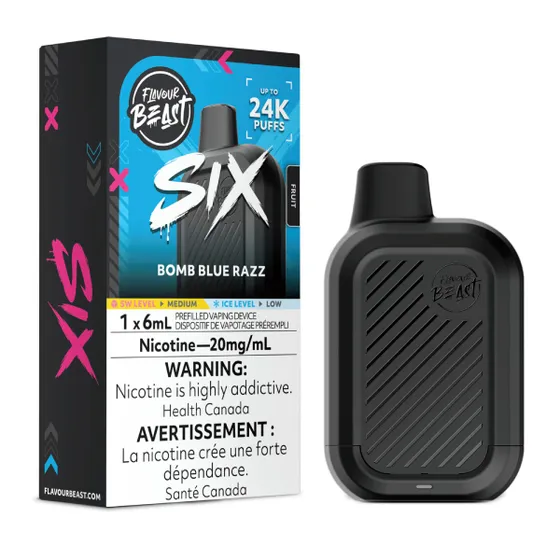 Flavour Beast SIX - Bomb Blue Razz