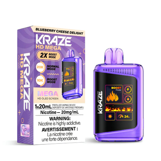 Kraze HD Mega - Blueberry Cheese Delight