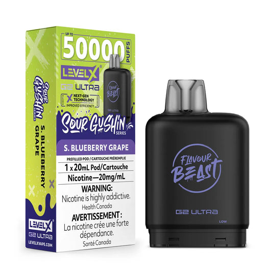 Level X Ultra disposable vape pod with sleek modern design