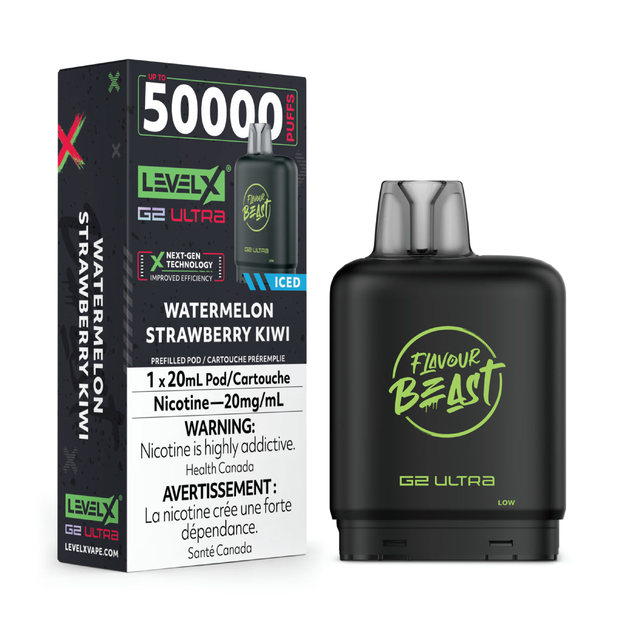 Level X Ultra disposable vape pod with sleek modern design