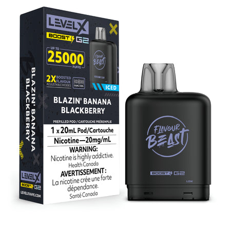 Level X Boost disposable vape pod with sleek modern design