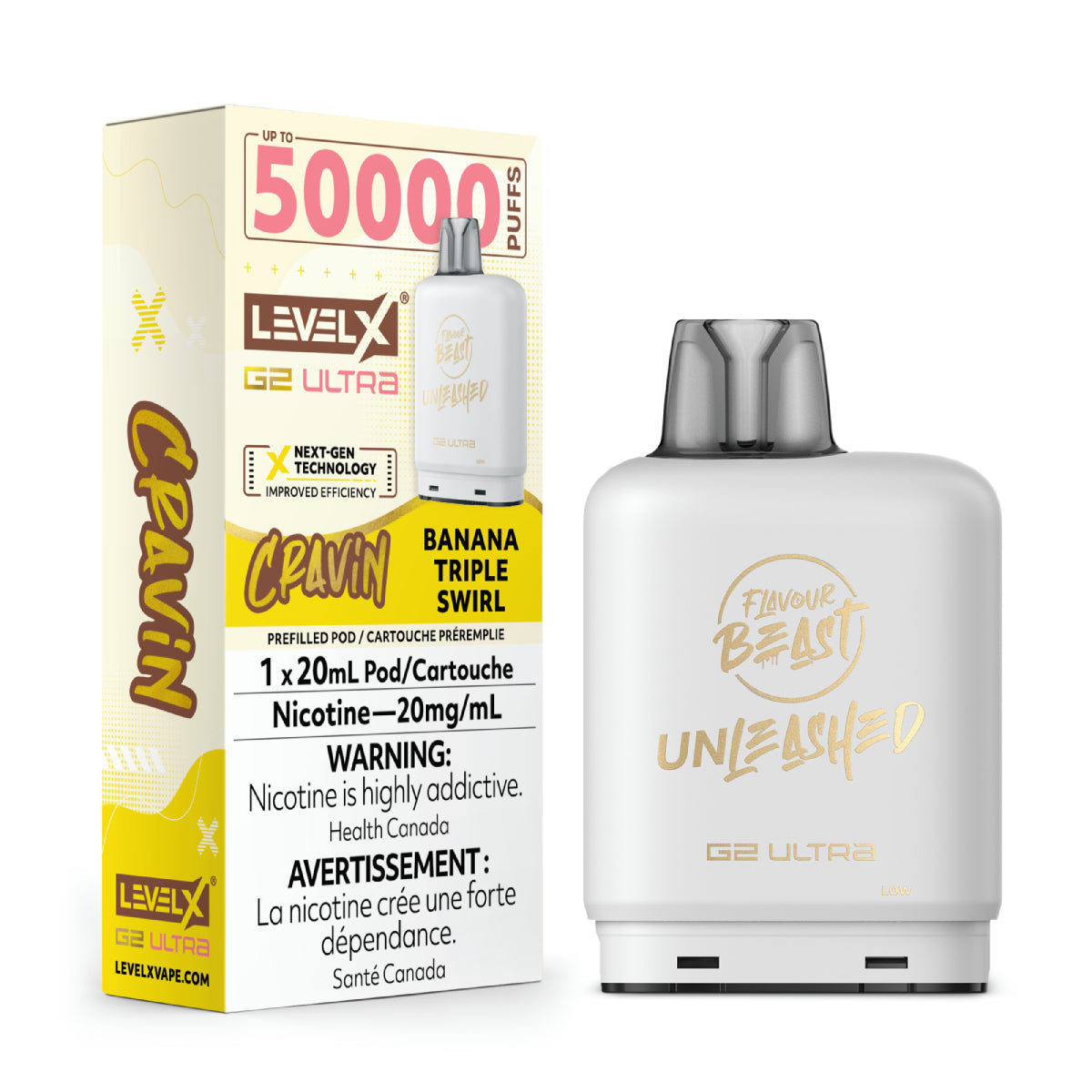 Level X Ultra disposable vape pod with sleek modern design