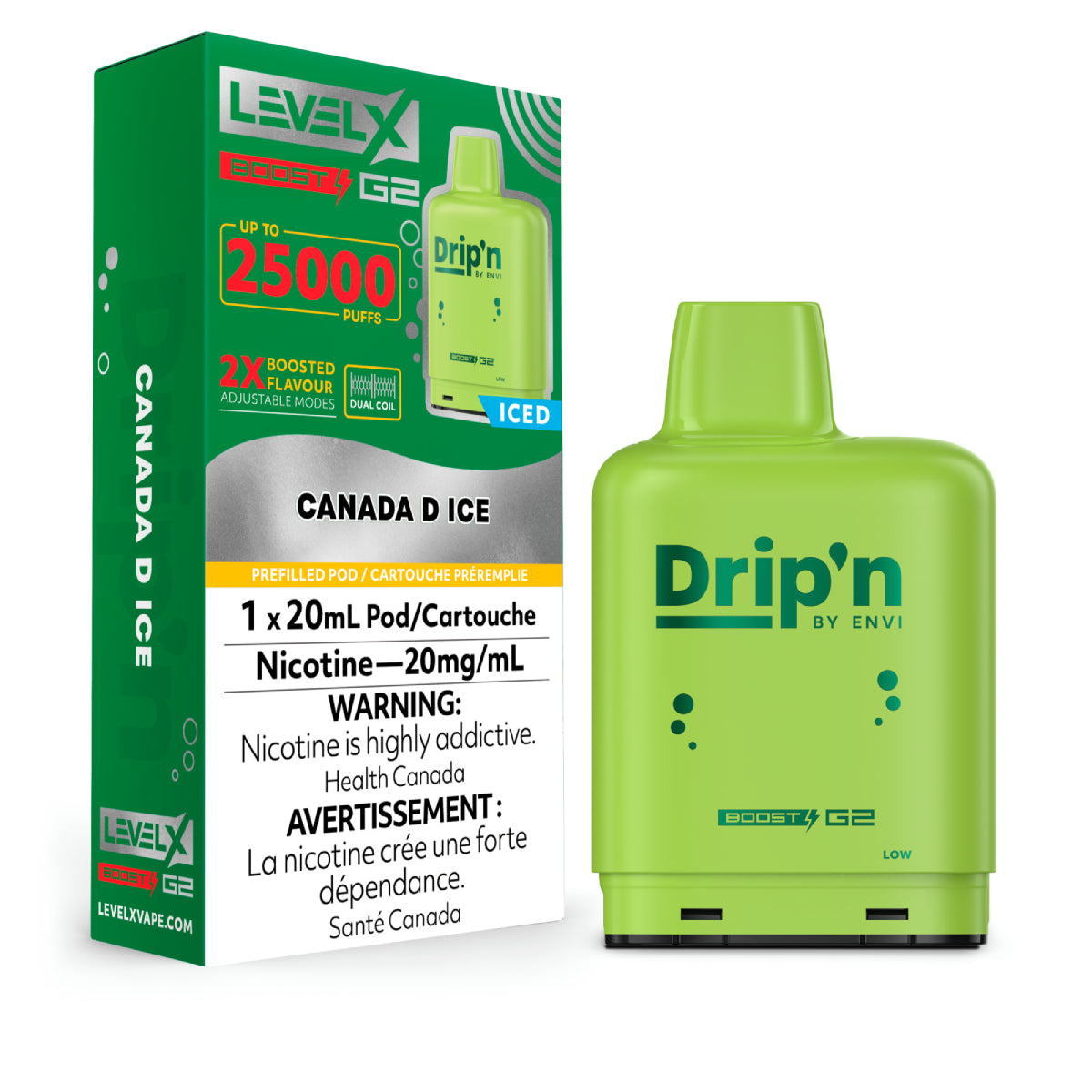 Level X Boost - Drip'n - Canada D Pods