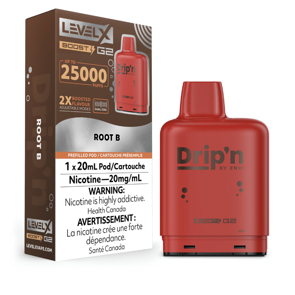 Level X Boost disposable vape pod with sleek modern design