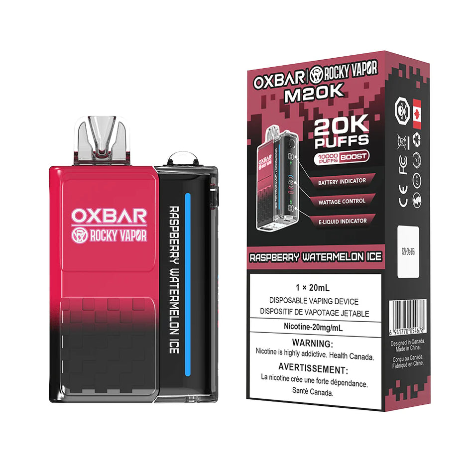 Rocky Vapor Oxbar M20K - Raspberry Watermelon Ice